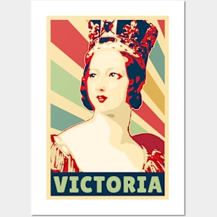 Victoria Queen Of England Vintage Colors Posters and Art